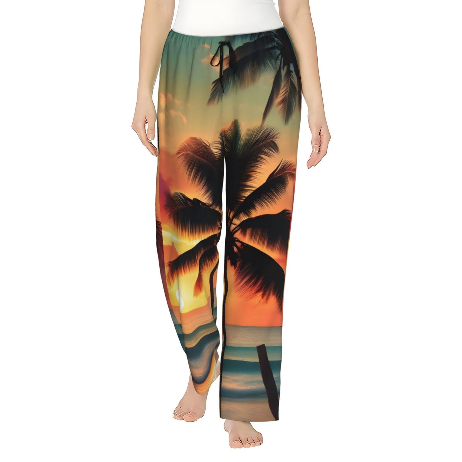 Pantalon de pyjama avec poches en textile doux et ample - 8