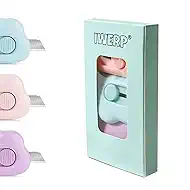 Box Cutters - 3 Pack Retractable Letter Opener, Adorable Cloud Tiny Paper Cutter for Key Chain Pocket Bag Package Envelope Mail Letter Box Paper DIY Projects for Girls and Boys