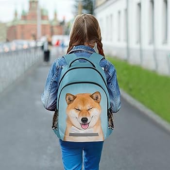 Amazon.co.jp: [SAMAU] リュック 柴犬 犬柄 軽量 リュックサック