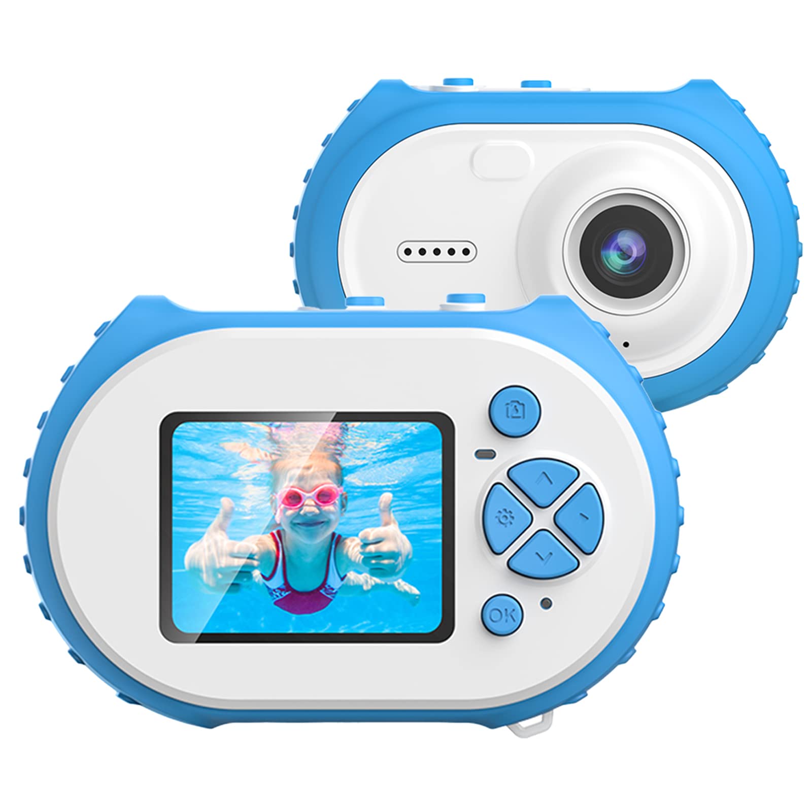 Kids Camera,Jkevow Childrens Digital Camera for 3-8 Year Old Girls,1080P HD Video Camera for Kids with 32GB SD, Birthday for 3 4 5 6 7 8 Year Old Girls