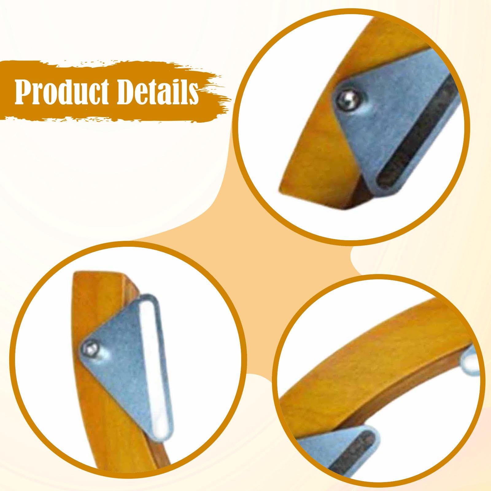 Click Percussion Wood Block Accessorio Drum Rimshots Blocco Riser Legno Montaggio Rapido Ideale per Musicisti E Studenti Adatto per Allenamenti Studio, Giallo
