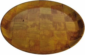 Crestware 12-Inch Crest Wood Plate