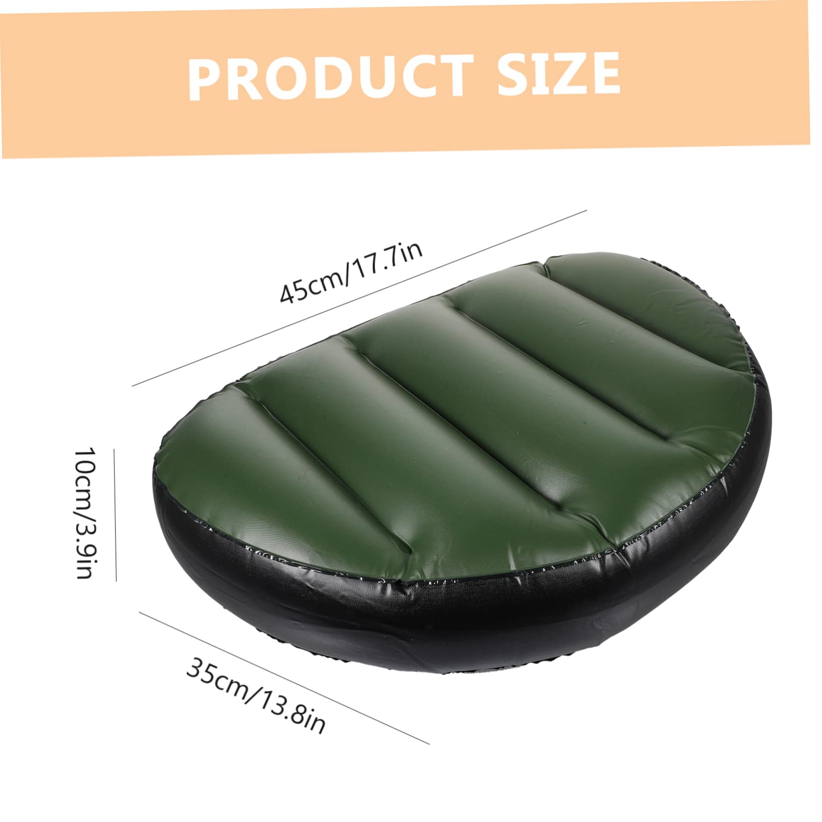 POPETPOP Inflatable Seating Cushion for River Boats Portable and Comfortable Drifting Accessory High Resilience Material Ergonomic Sports Activities