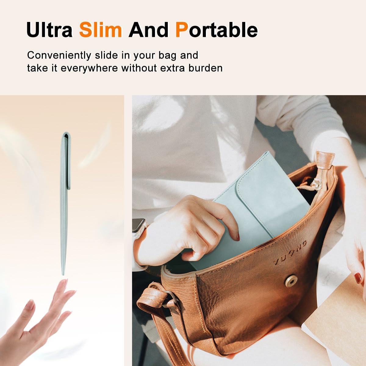 TiMOVO 6 Inch Sleeve for All E-Reader Book, 11th Generation 2024/2022, Protective Sleeve Cover Case with Pocket for Kobo Clara Colour Devices, Light Blue