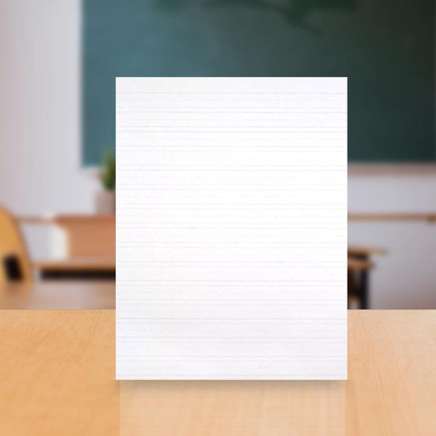 School Smart Primary Chart Paper, Skip-A-Line, 24 x 32 Inches, White, 500 Sheets