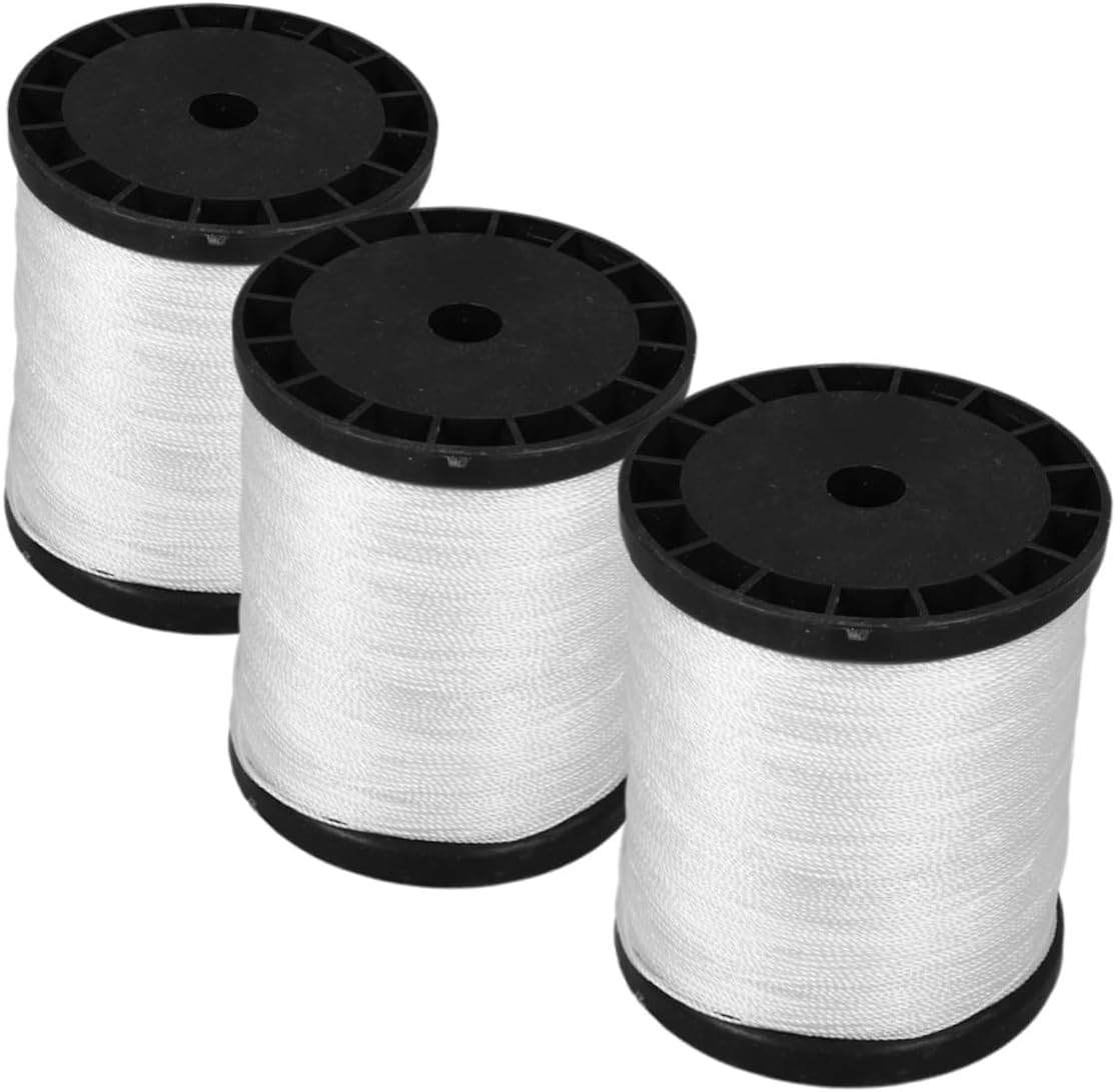 Artibetter 3 Rolls Twisted Nylon Masonry String Cord for Bricklaying Tasks Sturdy Outdoor Nylon Twine 0.195kg