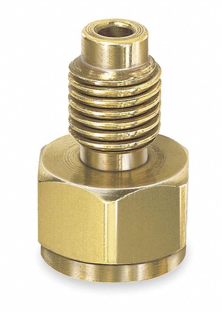 JB Industries Union, 1/2 in Acme Mx1/4 in SAE F, 0 Deg