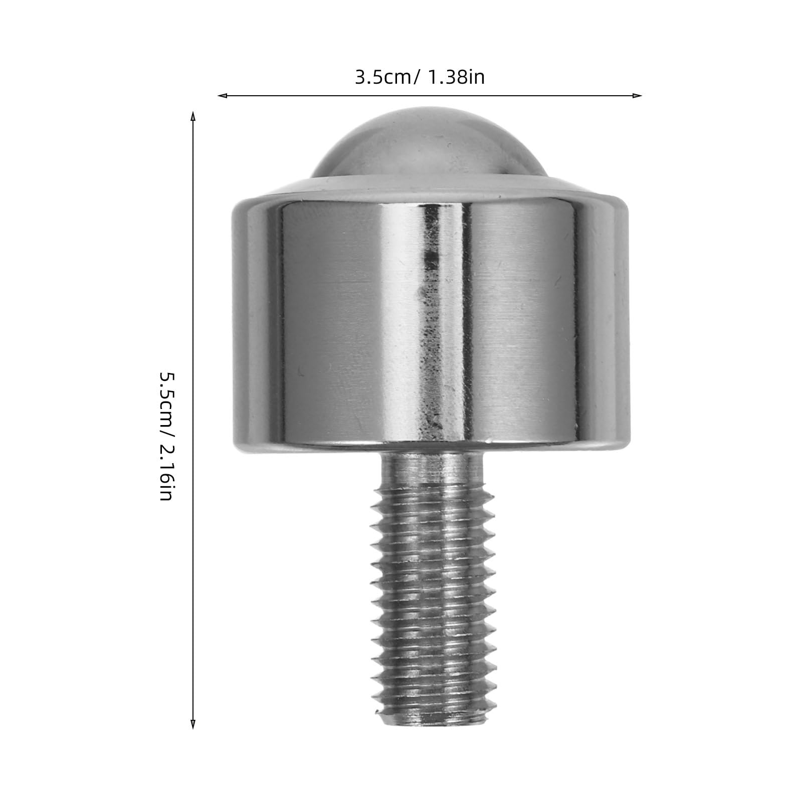 Rodamiento de de Transferencia Carga Máxima 150kg con Rosca de 12 Mm, Acero Resistente Adecuado para Transportadores Industriales y Equipos de