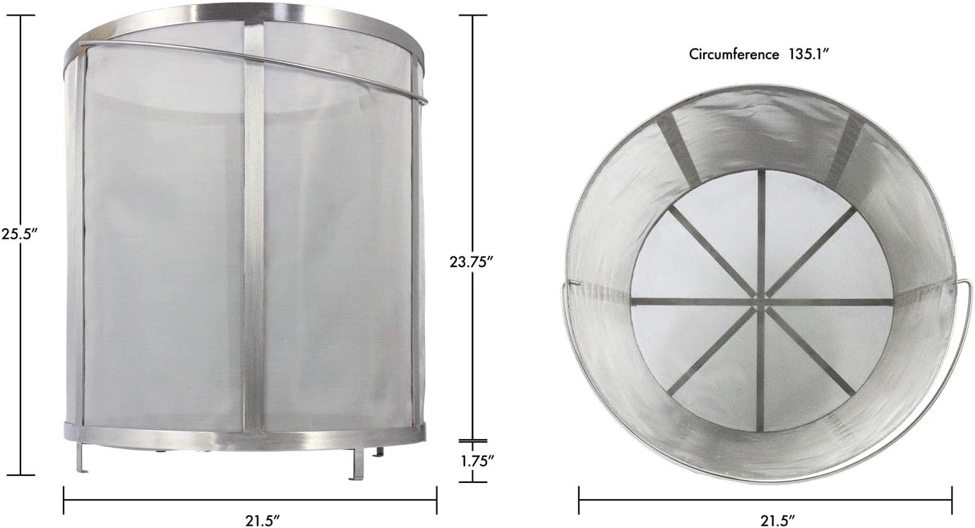 Stainless Steel Cold Brew Coffee Filter Basket for 50 Gallon Brew Pots