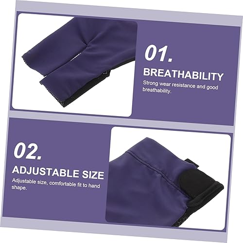 Miniatura 3 de Yardwe Guante de billar para mano izquierda, transpirable, dedos deslizantes, guantes de piscina, ajuste cómodo para control de precisión, pantalla