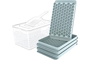 WIBIMINI Mini Ice Cube Trays: Crushed Ice Magic for Refreshing Drinks