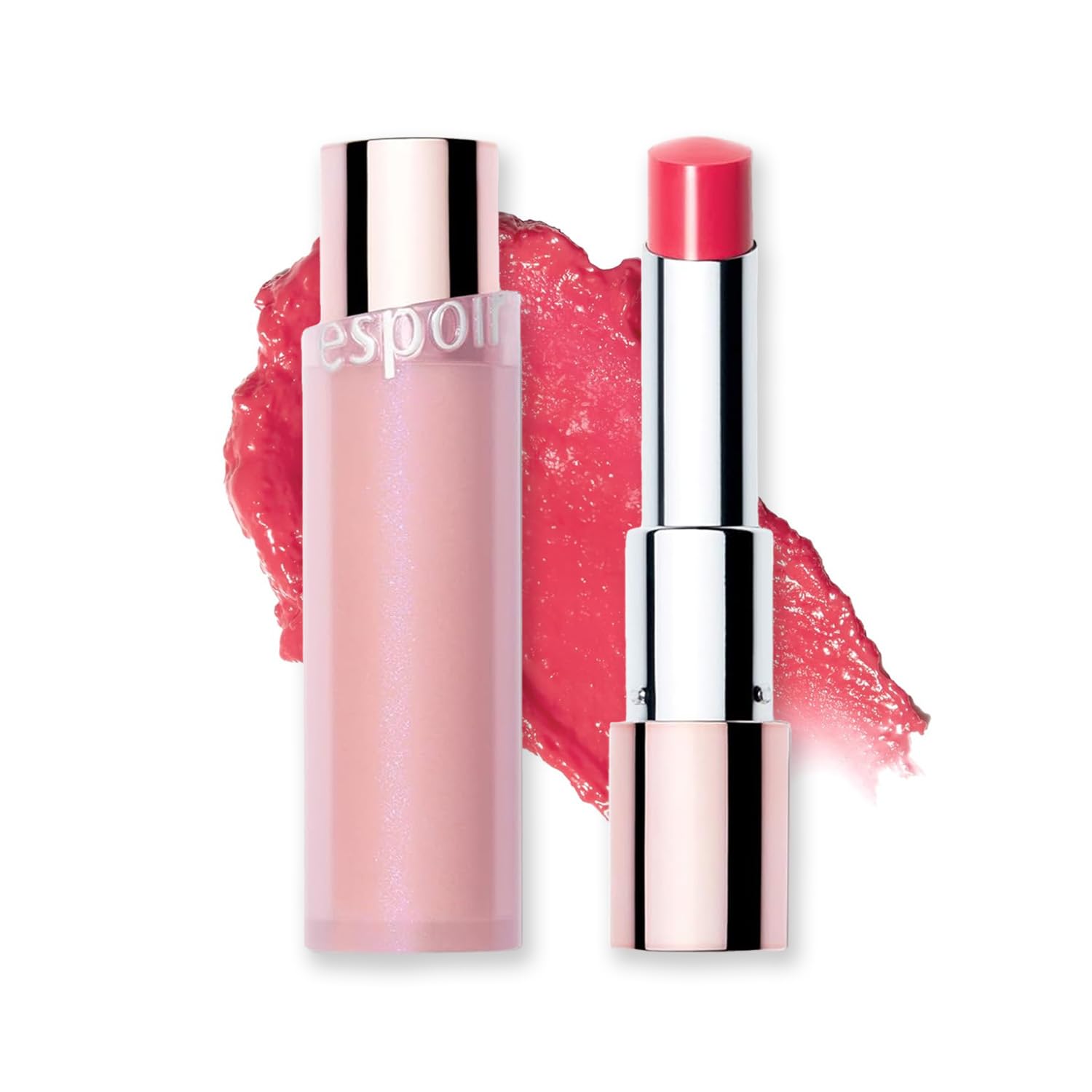 Espoir Bare Glow Lip Balm #4 Peak Berry | Natural Sheer Color Moisturizing Lipstick, Comfortable Finish, Nourishing & Long-lasting Hydration, Cruelty-Free, Korean Makeup, 0.1 oz.