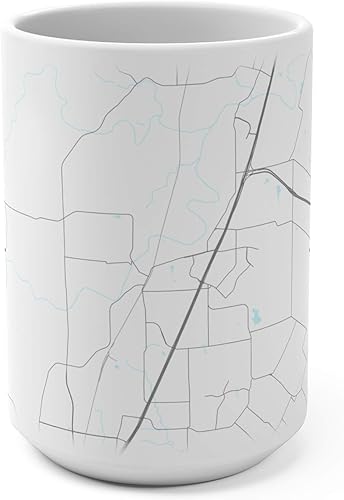 Miniatura 5 de Buda, Texas TX Map Mug (11 oz)