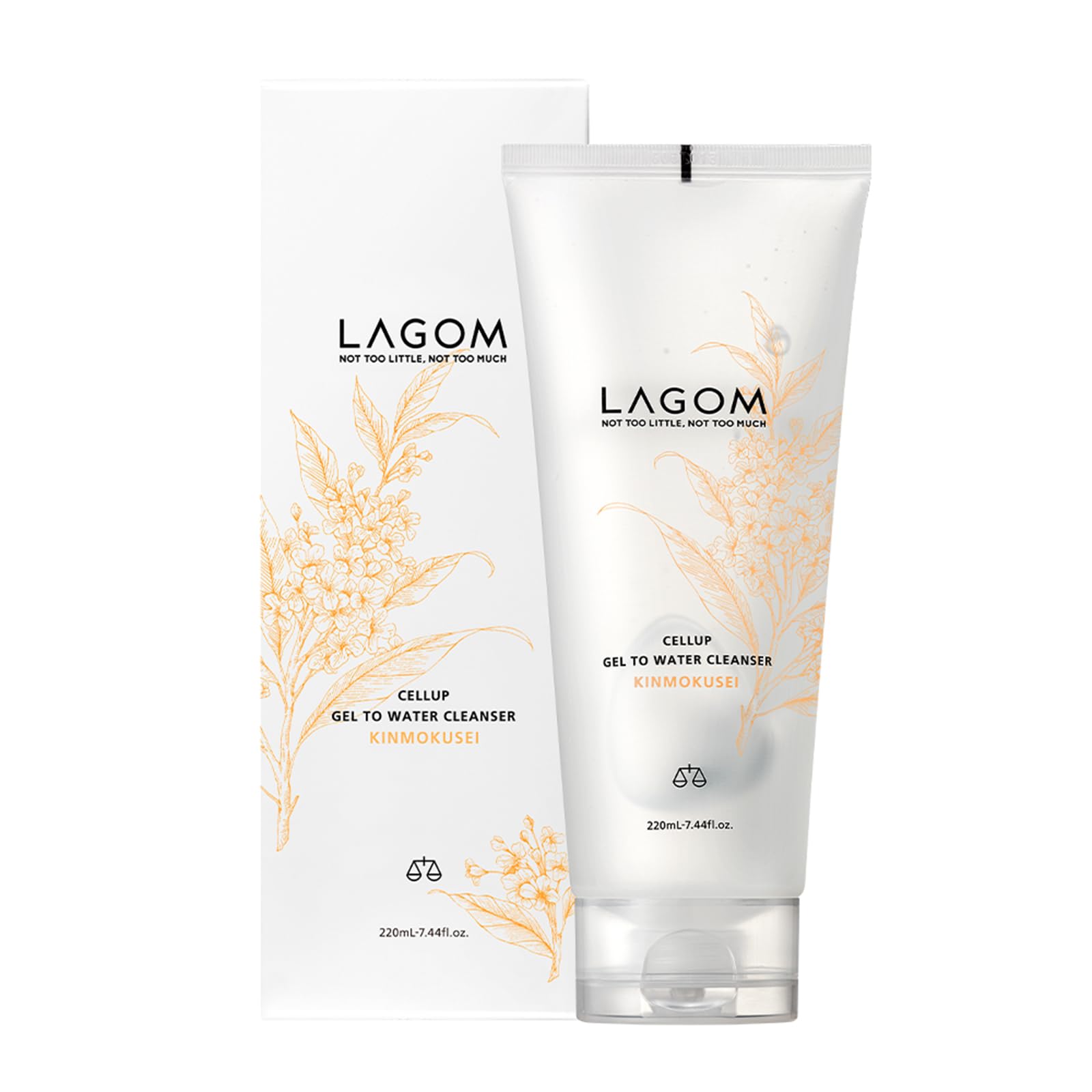 LAGOM (ラゴム) ジェルトゥウォーター クレンザー キンモクセイの香り 朝…