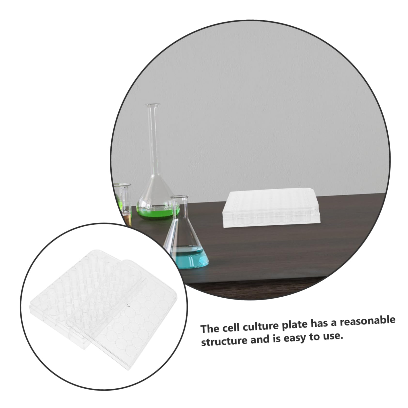 Gatuida 10 Piezas placa de cultivo para relleno placas de cultivo de petri herramienta polvo placa de cultivo celular plato de cultivo con cubierta equipo rebanadora suite placa de Petri