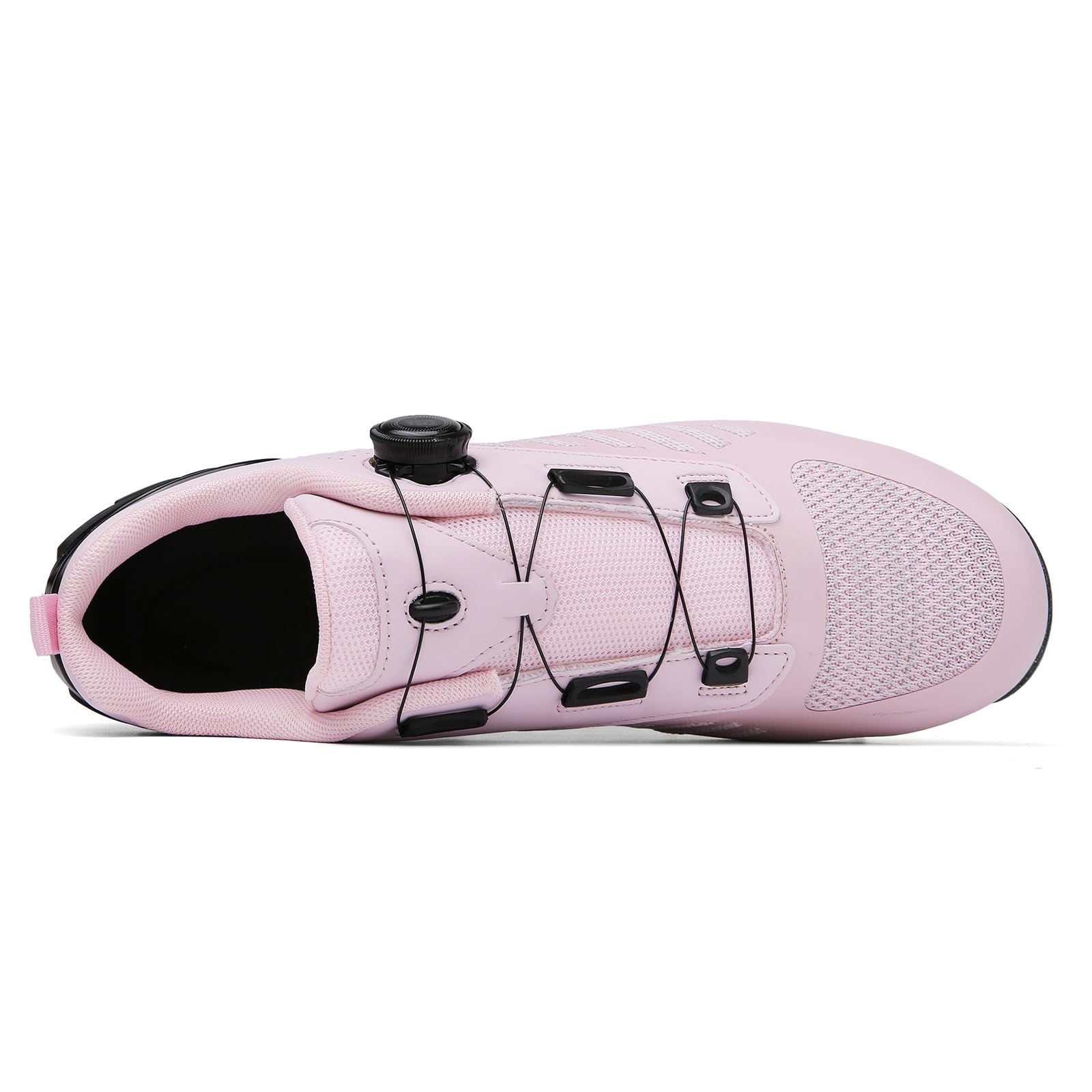 Scarpe da Ciclismo da Donna Scarpe da Mountain Bike da Strada Senza Blocco Pulsante Girevole Antiscivolo Leggere