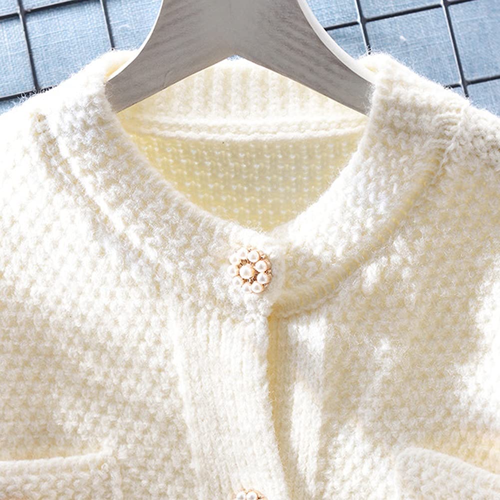 Cárdigan Suéter Chaqueta de Punto Cárdigans Exteriores Sueltos Suéter Abrigo Mujer Cárdigan Rosa (Color : Beige, Tamaño : Talla única.) (Azul. Talla única.)