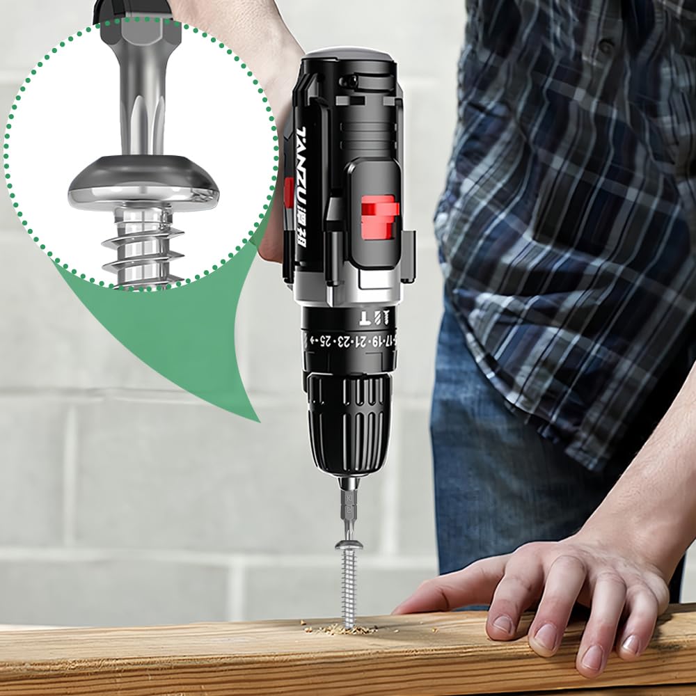 Viti a Testa Bombata in Acciaio Inox M4 x 14 mm, Torx, A2 V2A, per Legno Piatte, Filettatura Completa, Autofilettanti, Testa Tonda Con Punta