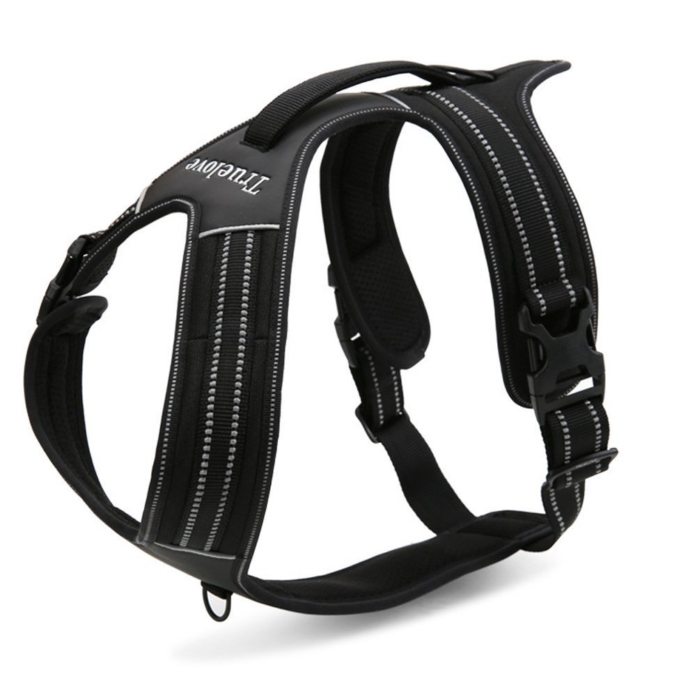 Fit Into Everyway Sturdy Nylon Range Of Front Side No Pull Dog Harness 3M Reflective Padded Adjustable Pet Vest with Handle