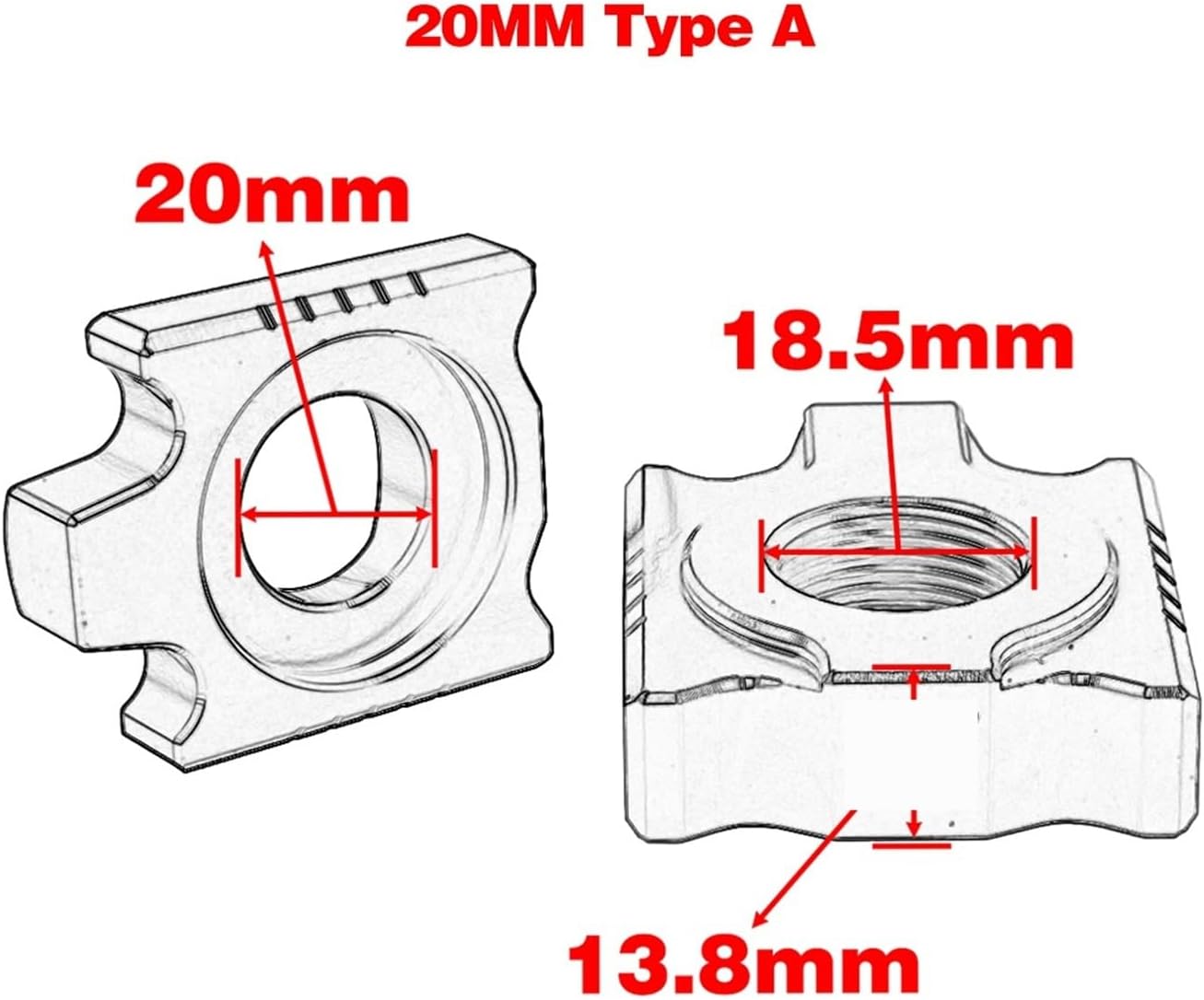 Motorcycle Parts CNC Rear Chain Adjuster Compatible With SX SXF XC XCF XCW XCWF EXC EXF 125 150 200 250 300 350 400 450 500 530 20/25MM(25mm Type B Blue)