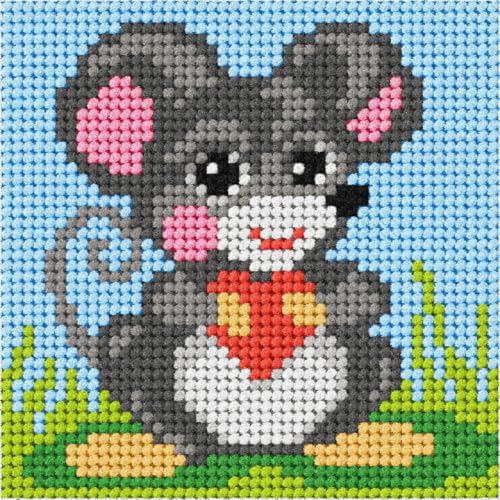 Orchidea Kit de broderie : Ma première broderie : Mini : souris