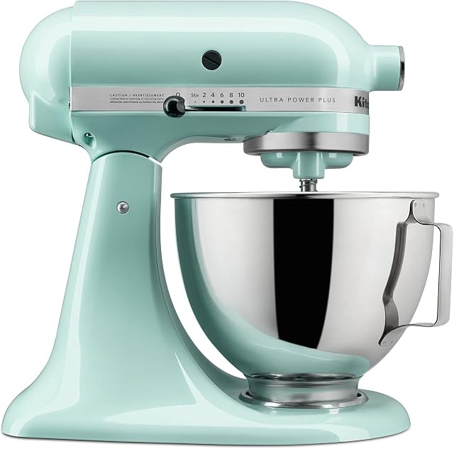 KitchenAid Ultra Puissance Plus Series Mélangeur à tête incrustée 4,5-quart, glace, KSM96IC