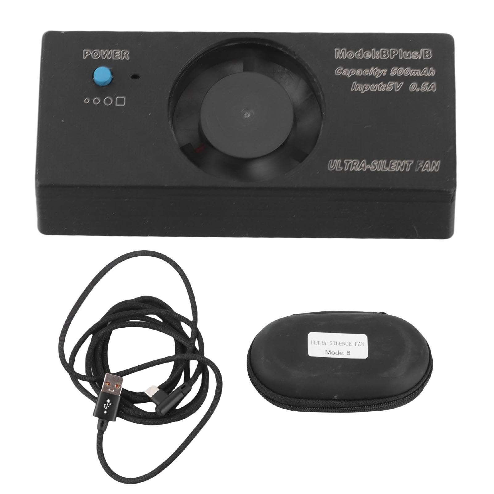 GOWENIC Silent Typ C Wiederaufladbarer Kamera-Kühlventilator für Flip