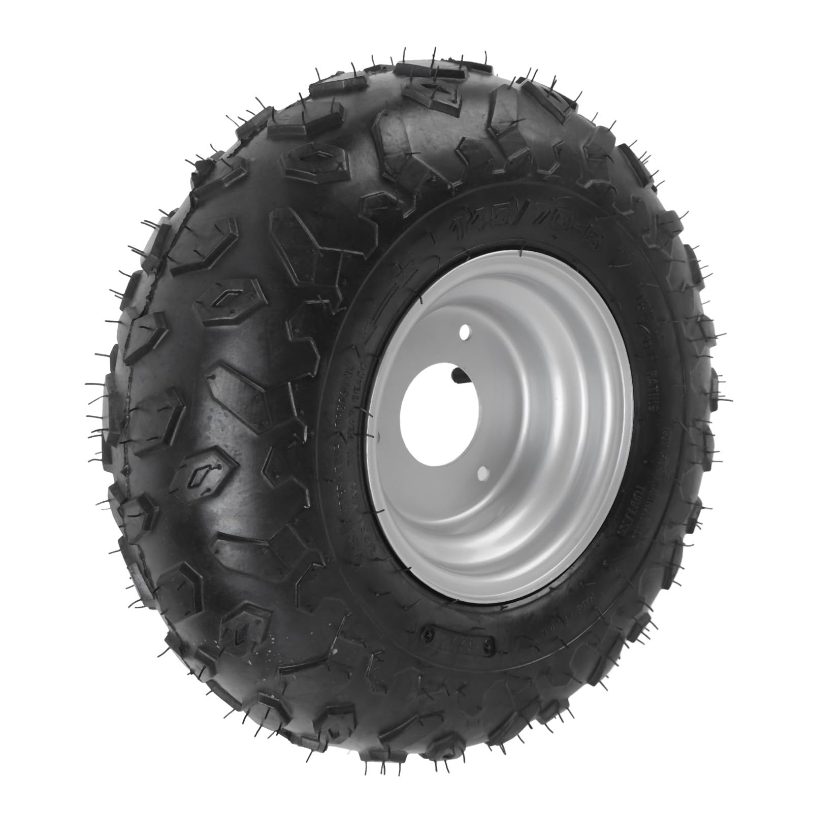 Tbest 145/70 6 145x70 Opona ze Stopu Aluminium Opona Bezdętkowa Mini Bike ATV Quad Off Road Gokart Wózek