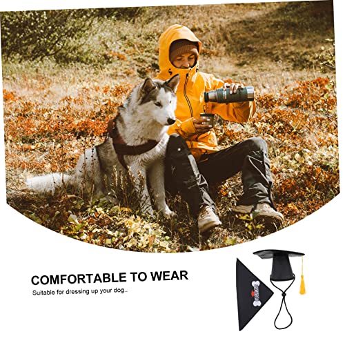 NOLITOY Conjunto 1 Conjunto De Vestido De Formatura Para Animais De Estimação Gravata Amarela Terno