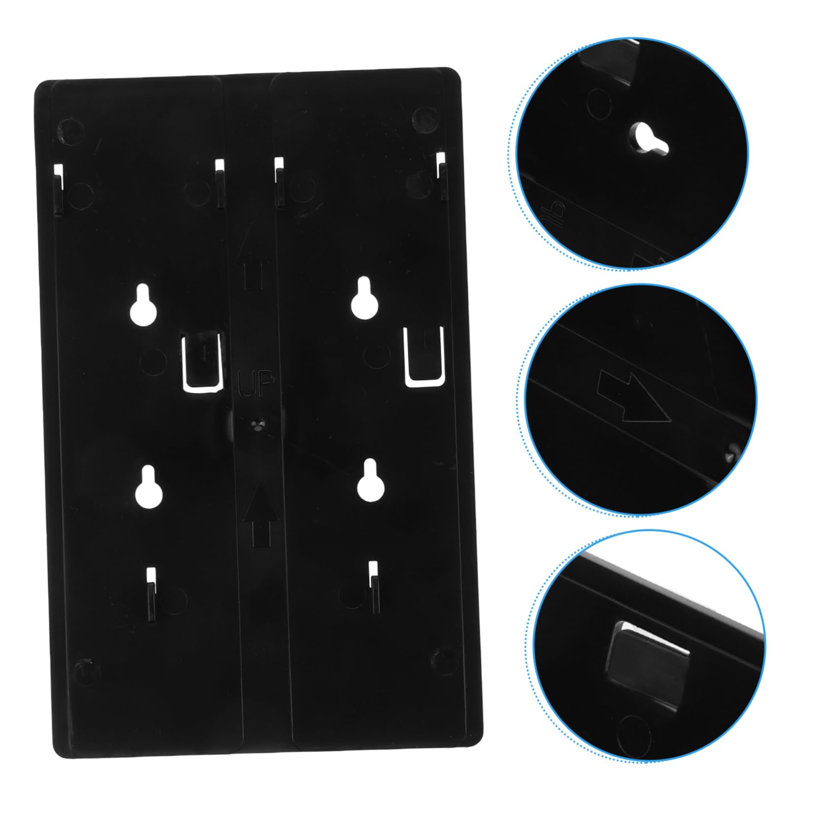 Beatifufu Replacement Soap Dispenser Mounting Board Leakproof Empty Backplate for Shampoo Conditioner Body Wash
