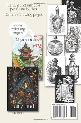 Vintage Perfume Bottles, Elegant And Intricate Designs - More Than 40 Coloring Pages Of Fragrance Bottle Illustrations #TOP1