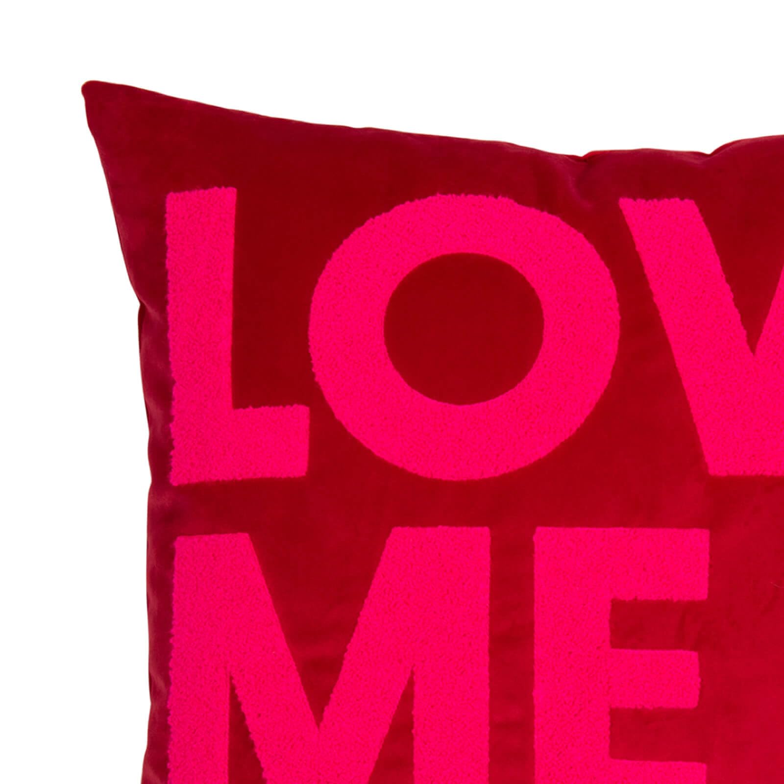 PAD Letters Love ME, pink-red, 45 x 45 cm