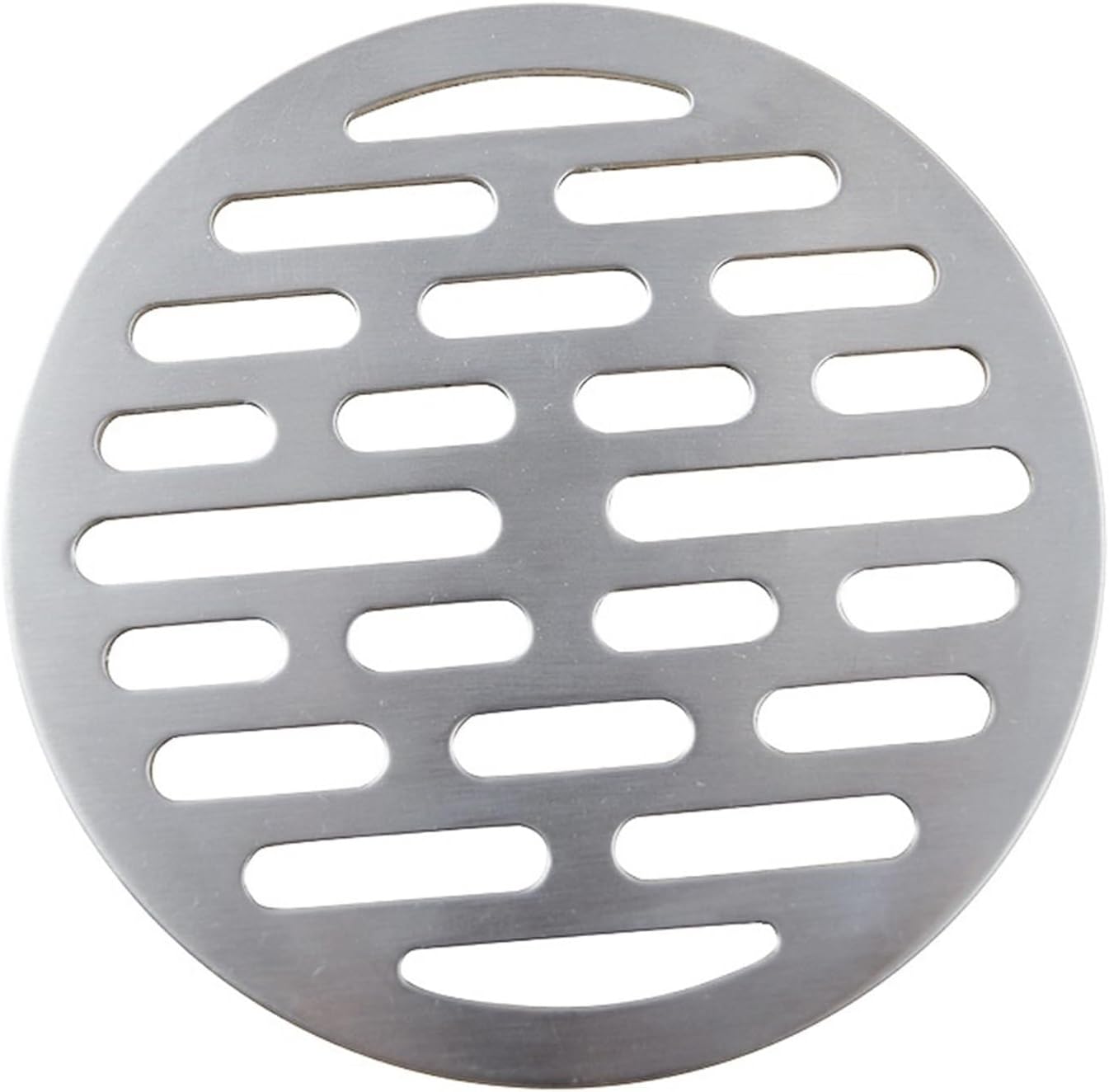 2Pcs Floor Drain Covers Anti-Clogging Bathroom Supplies Stainless Steel Round Floor Drain Cover Plate 10/11.2/11.7/12CM(10cm)