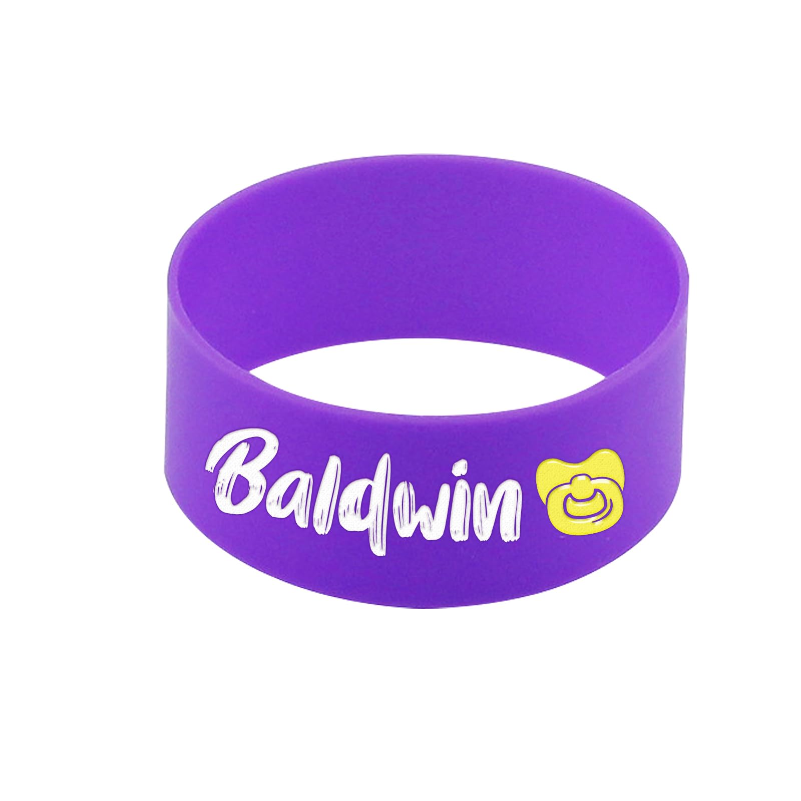 Personalized Water Bottle Name Bands, Waterproof Bottle Labels, Silicone Bottle Tag Washable Sippy Cup Strap Daycare Labels for Boys Girls