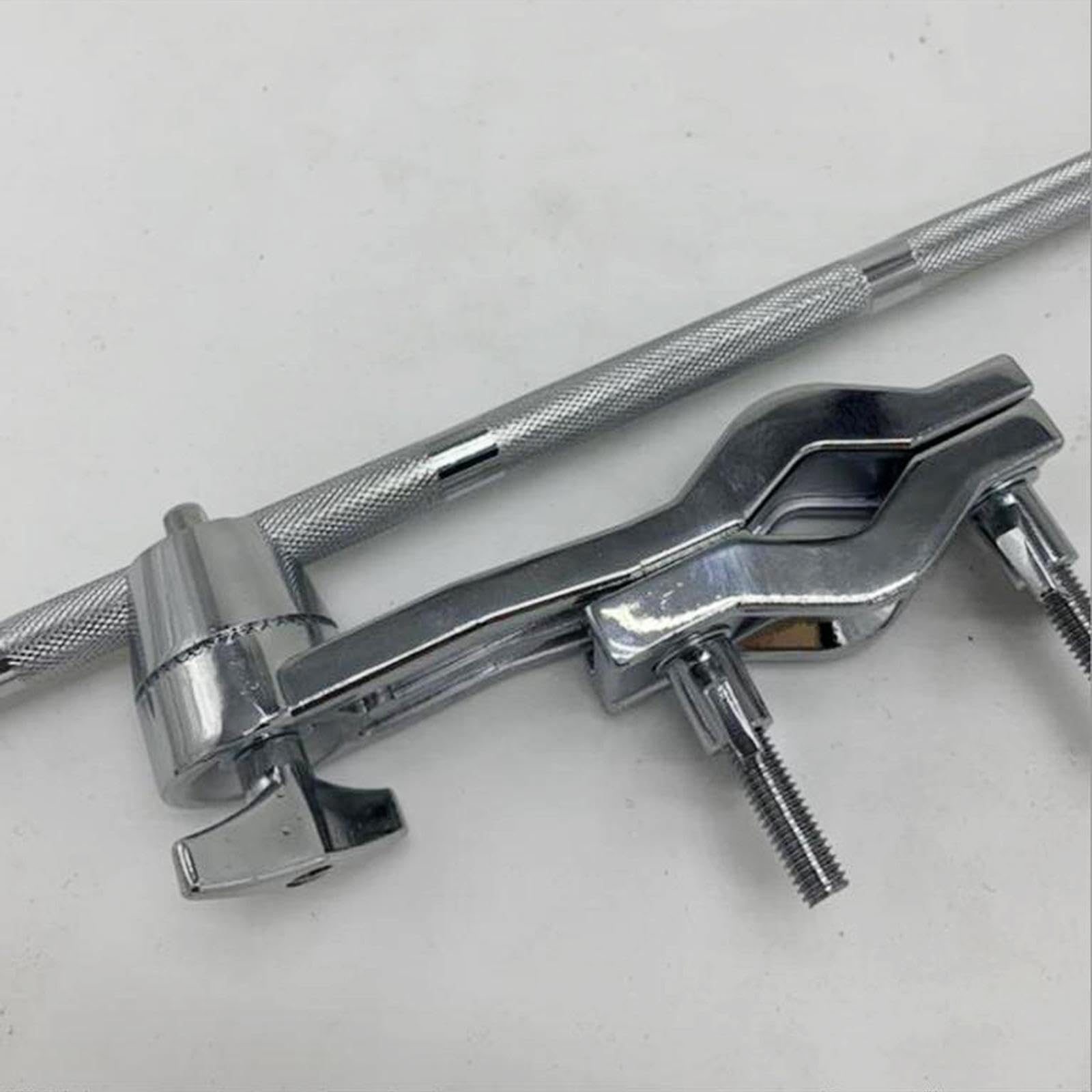Soporte para platillos Brazo de exhibición de platillos Abrazadera montaje ajustable Fácil instalación Optimiza la batería para el rendimiento Extensión rack batería Abrazaderas