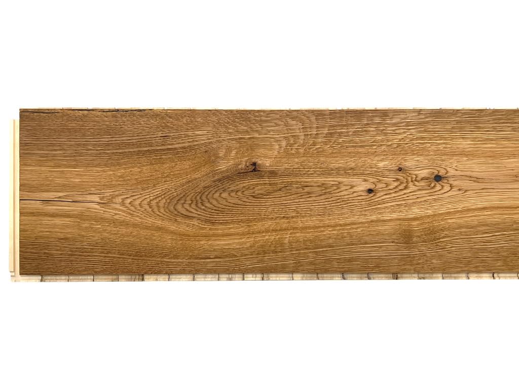 Timefloor Braun 15 mm Parkett Eiche Gran Torino Super Rustikal Landhausdiele, Klick Verbindung Uniclic, Naturgeölt Ausgebürstet, 18,9 cm Breite 190 cm Länge, Für Fussbodenheizung | 1 Stk. ca. 2,87 ...