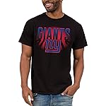 Junk Food Clothing x NFL - New York Giants - Team Spotlight - Unisex Adult Short Sleeve Fan T-Shirt for Men and Women - Size Large