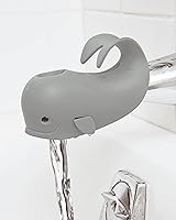 Vista 6 de Skip Hop Cubierta para boquilla de baño para bebé, ajuste universal, color gris MOBY