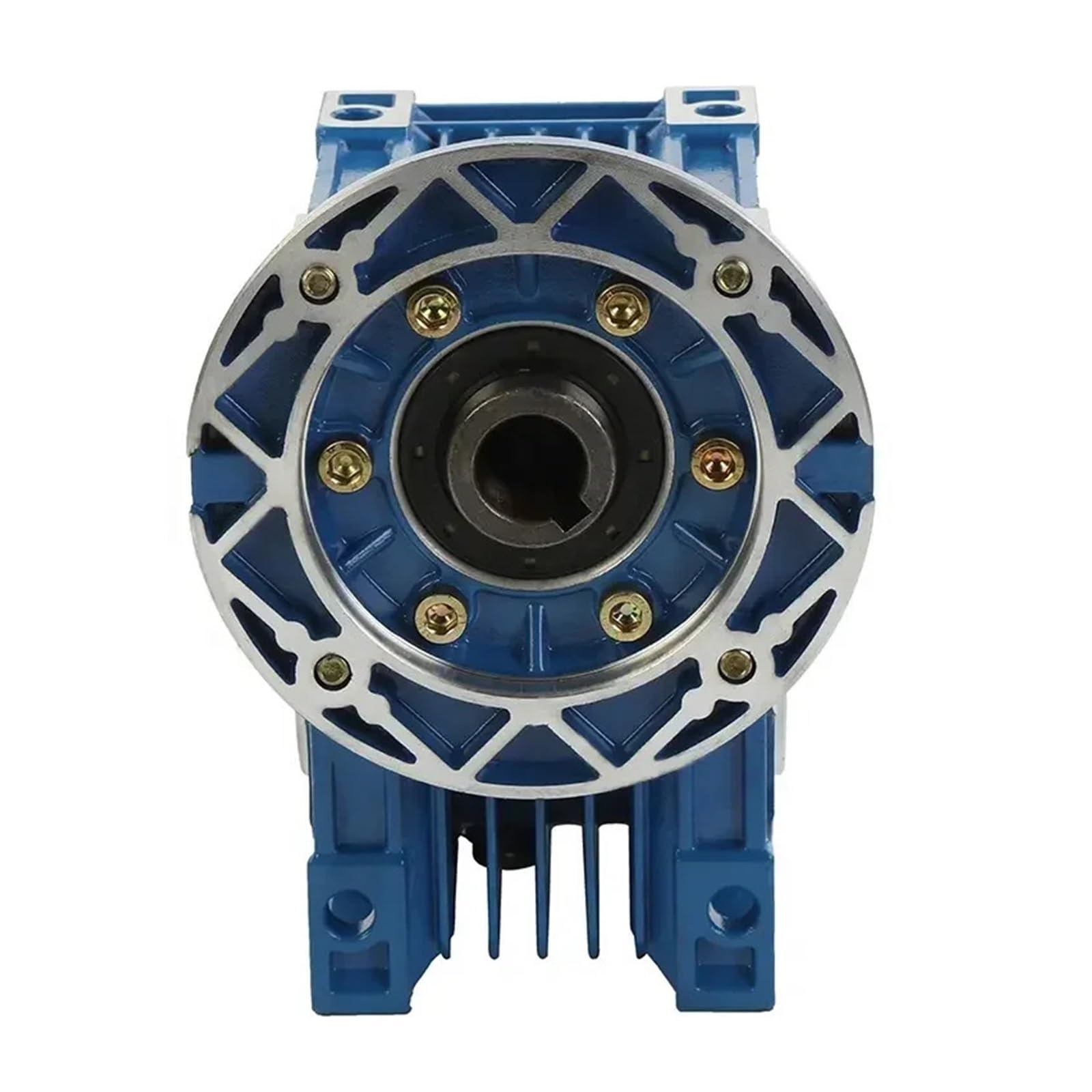 NMRV50 Schneckengetriebe, Übersetzungsverhältnis 5:1–100:1, 14/18/25 mm, Abtriebswelle, B5/B14-Flansch, 0,12–0,75 kW