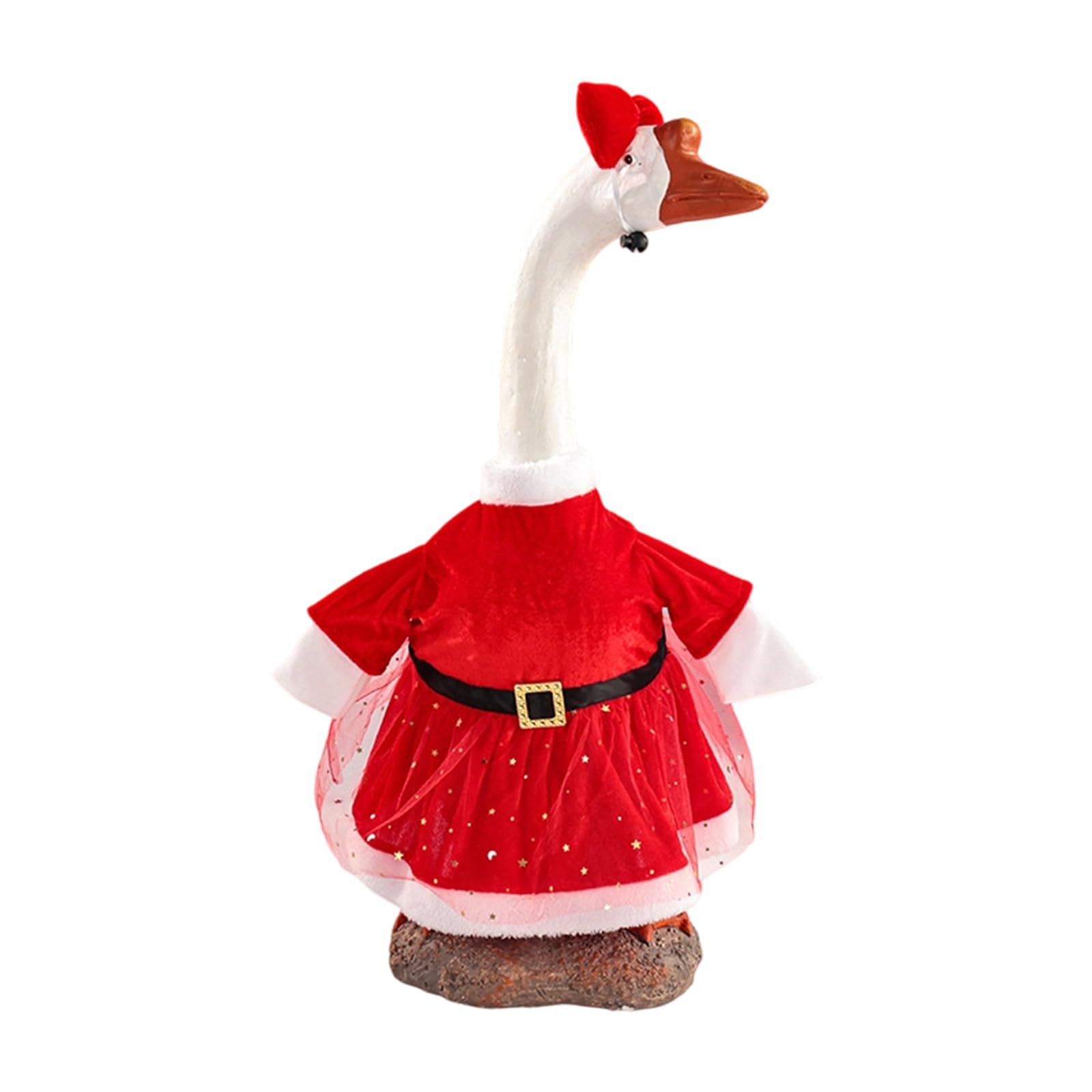 Hsioluted Outfit for 23In Porch Statue Christmas Decoration with Fabric Christmas Themed Costume