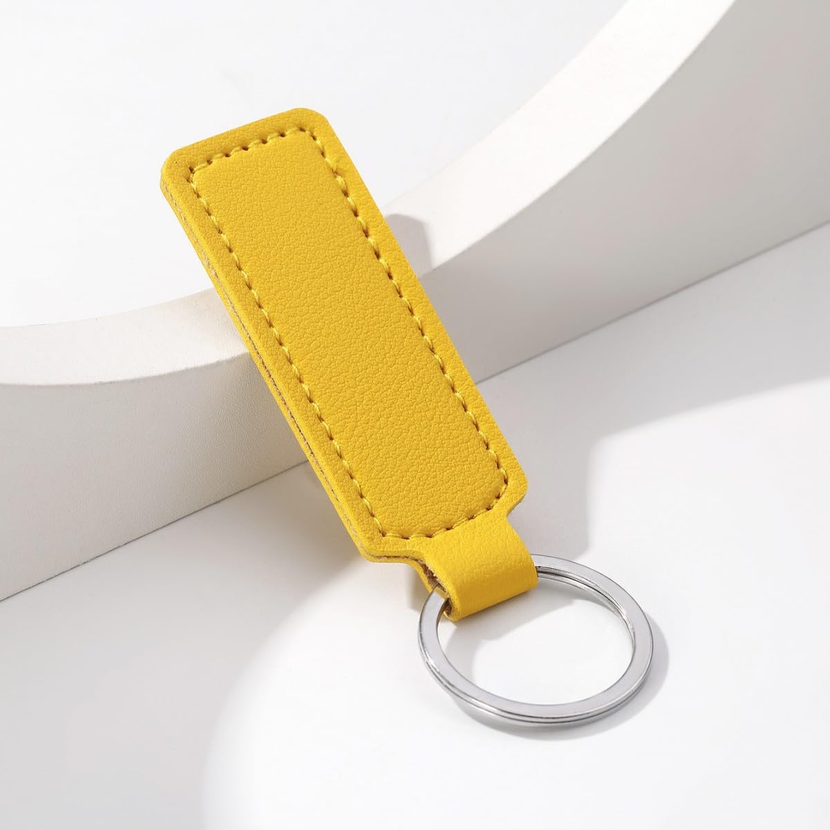 1-1000PCS Personalized Leather Keychain, Custom Engraved Handmade Leather Keychain, Personalized Gift for Women/Men/School/Class/Company Events
