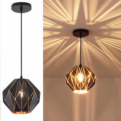 baunoisk Pendant Light Industrial Vintage Pendant Lamp Retro Farmhouse Ceiling