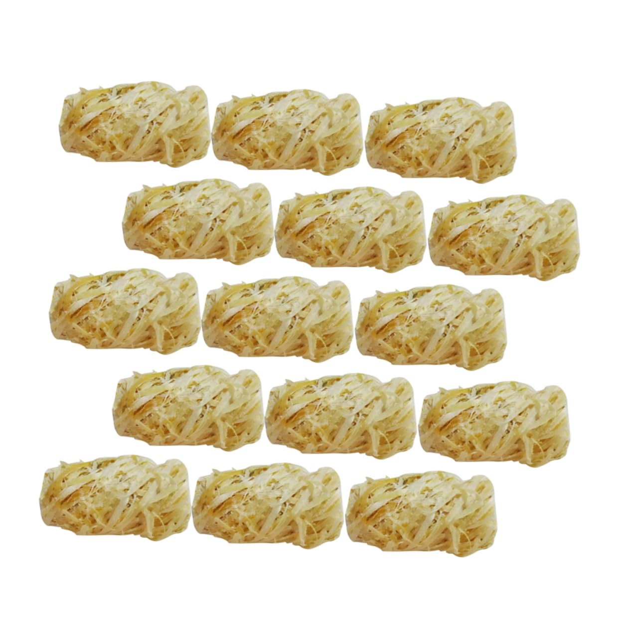 Abaodam Firelighters 32 Pack Natural Starters for Outdoor Activities Compact Portable