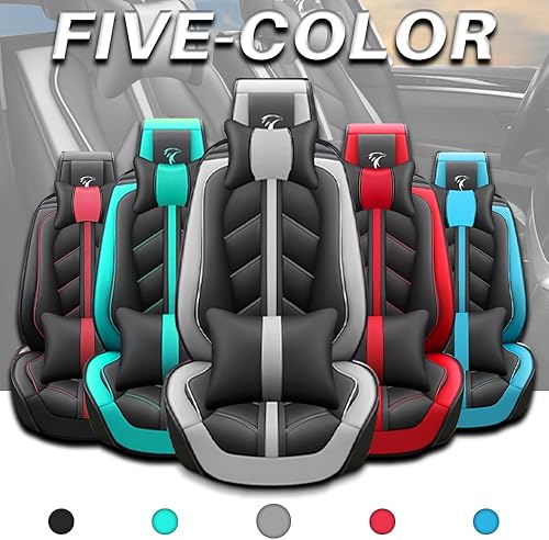 Miniatura 6 de Fundas de asiento de automóvil de lujo de ajuste universal para Audi A3 A4 A5 A6 A7 Q3 Q5 Q7 Q8 S5 SQ5, fundas de asiento de cuero con 2