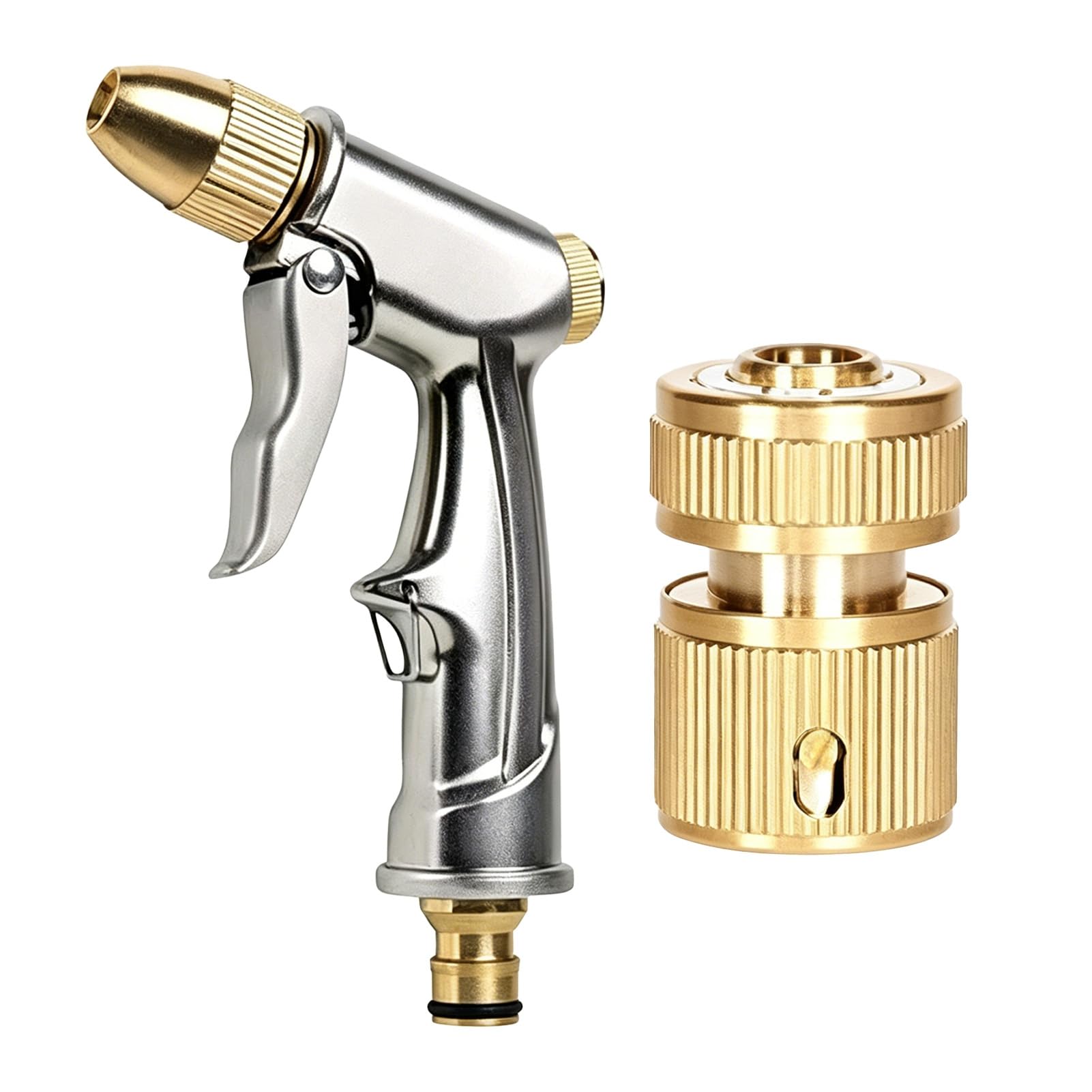 High Pressure Hose Nozzle Adjustable Car Wash Hose Nozzle for Car Washing Yard Cleaning Garden Watering