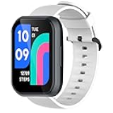 Lamshaw Compatible for Wyze Watch 47mm Band, Silicone Replacement Soft Band Wristbands Straps with Stainless Steel Buckle for Compatible for Wyze Watch 47mm Smartwatch
