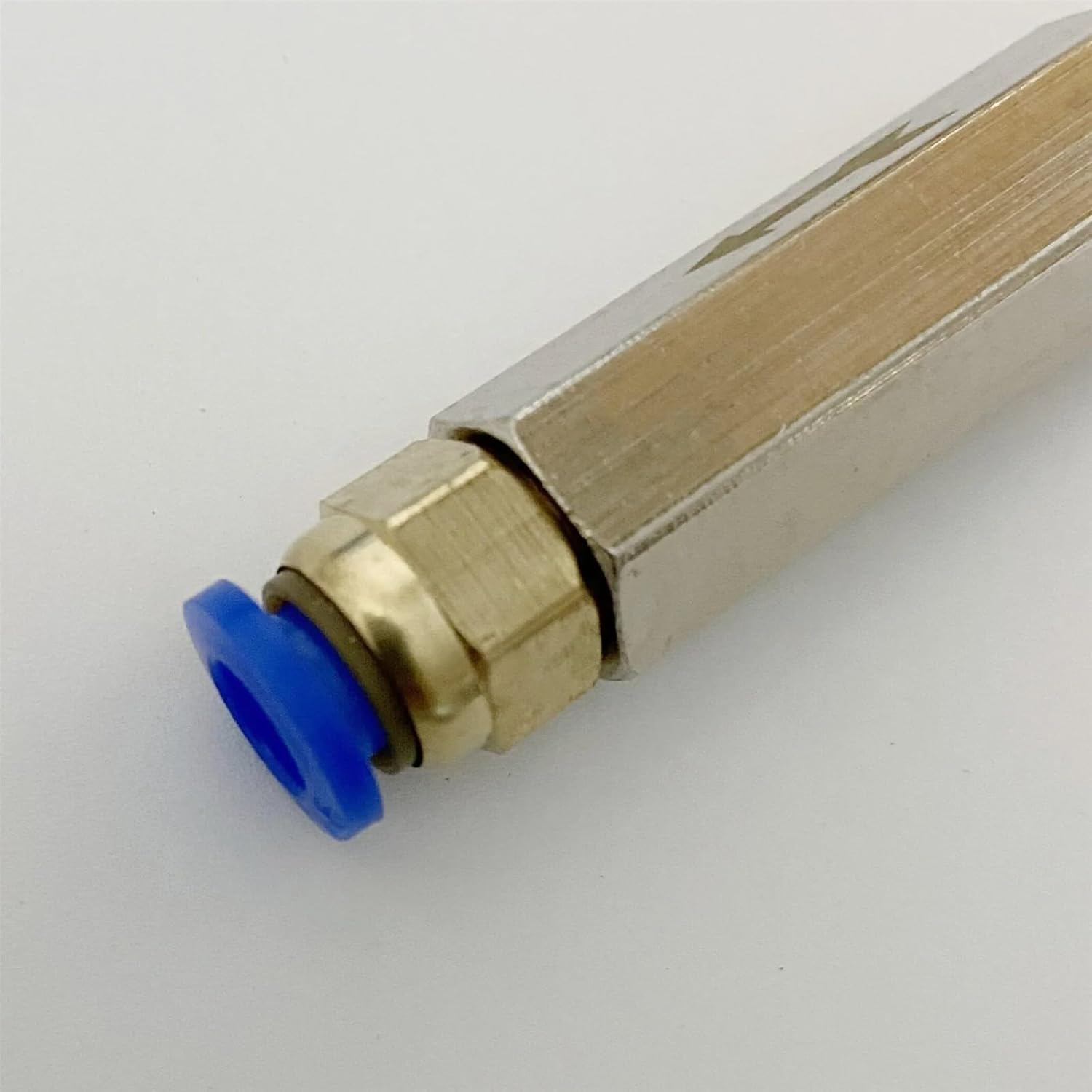Fit Tube OD 6mm 8mm 10mm 12mm 16mm Brass One Way Check Valve Pneumatic Non-Return Valve Tube Pipe Fitting for Air Compressor(16mm)