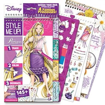 Toy Disney Style Me Up The Princess Collection Book