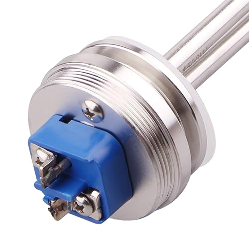 Miniatura 3 de DERNORD Calentador de agua de inmersión de acero inoxidable con elemento calefactor plegable de 1.5 pulgadas (OD50.0.197 in) (120V 1500W)