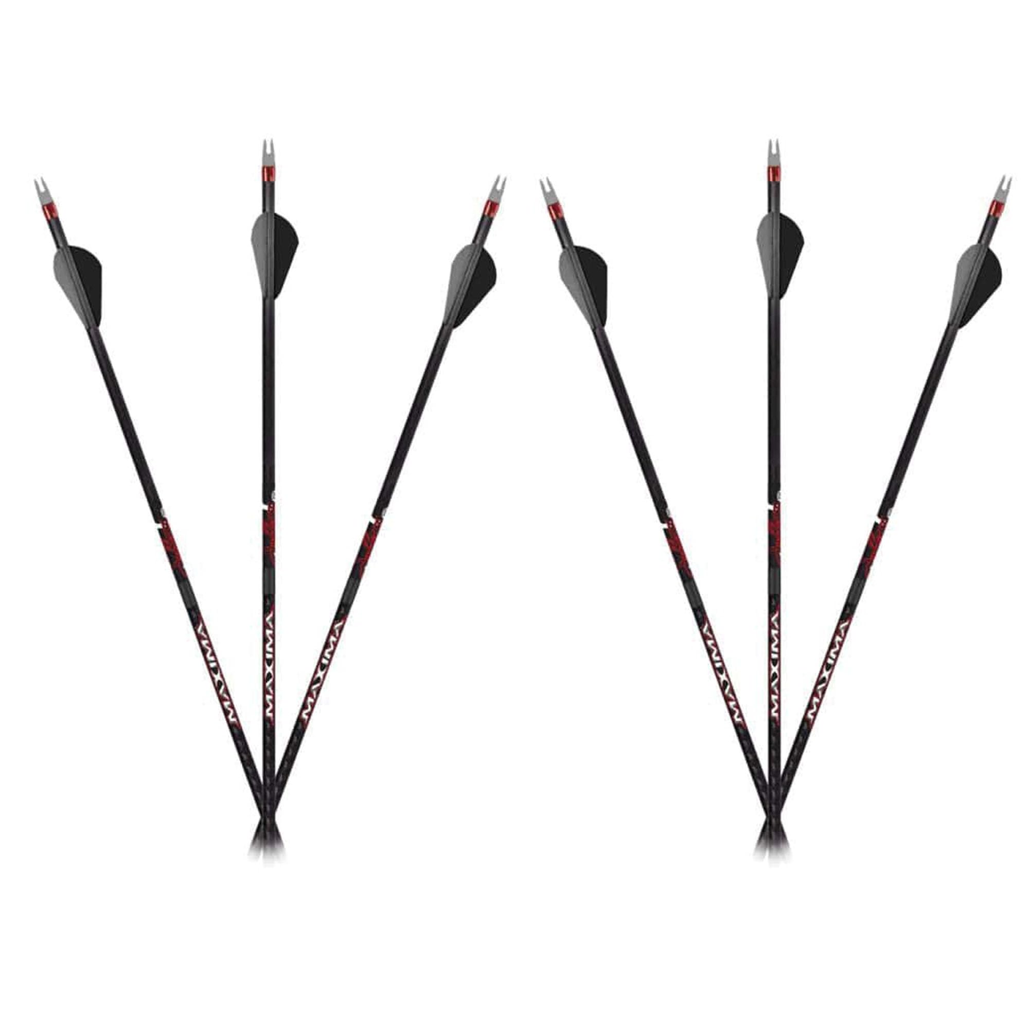 Amazon.com : Carbon Express Maxima Sable RZ 400 Arrow, 6-Pack